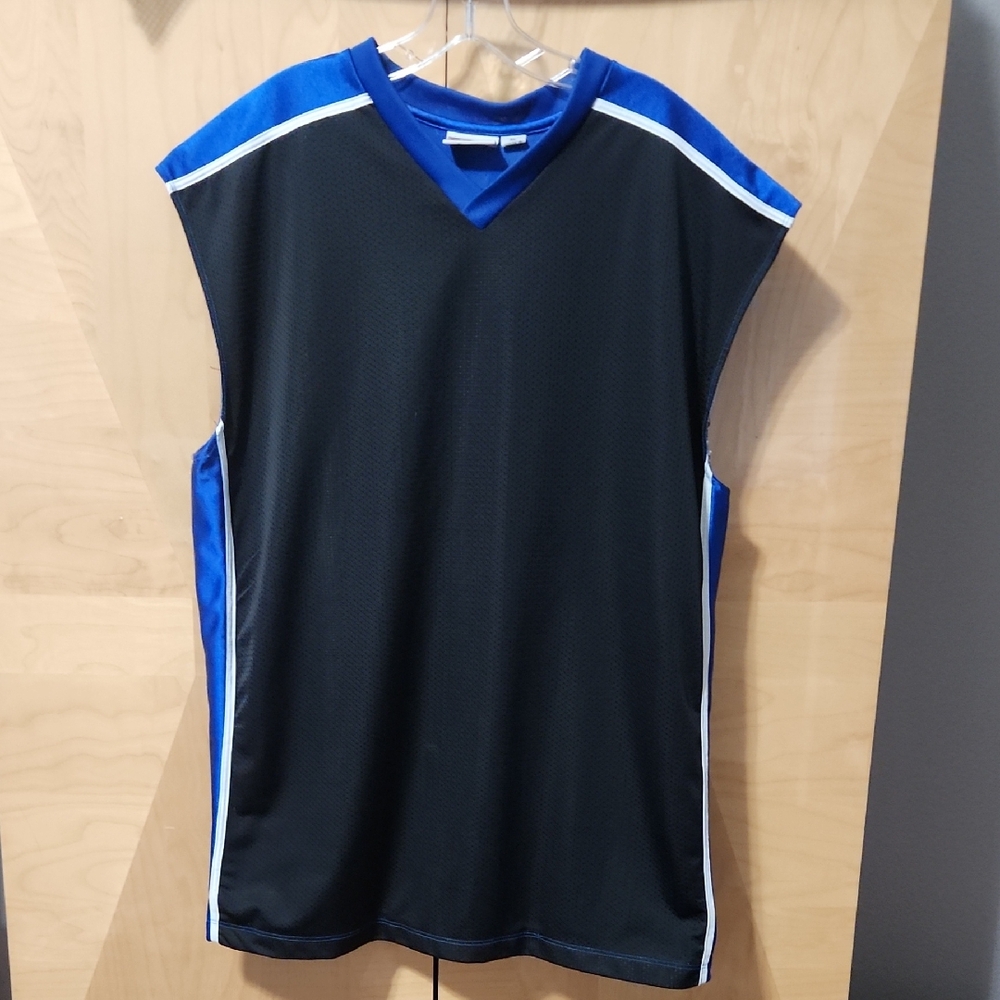 Men's Vintage Generation One G1 Athletic Jersey Blue And Black Size XL